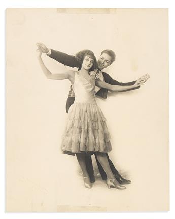 (ENTERTAINMENT--DANCE.) Family photo album including two Harlem dancers: Henri Wessels and his mother Lillian Fairley.